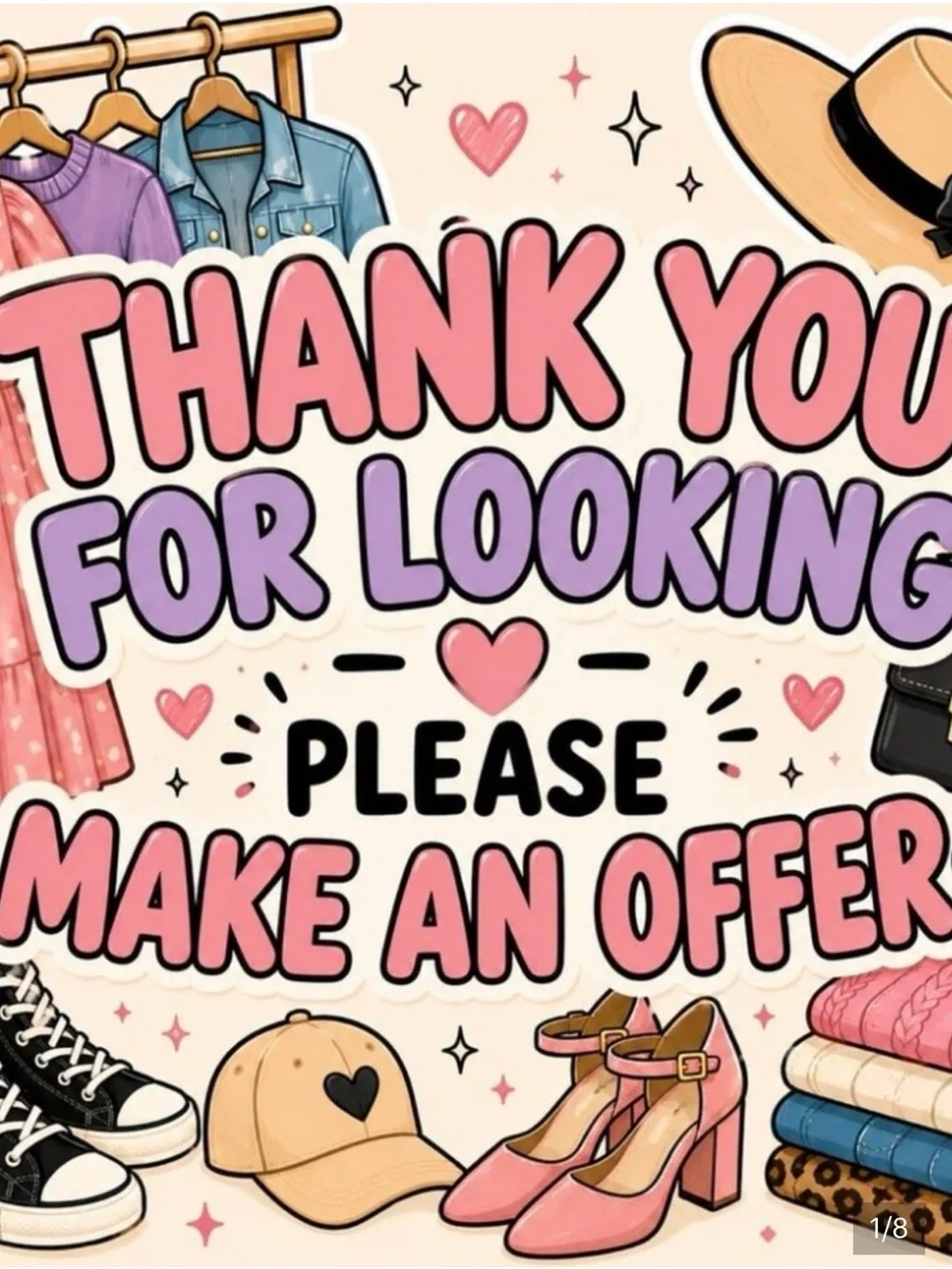 Thank You For Looking @Pink Steel Fashion- Please Make An Offer on any item !